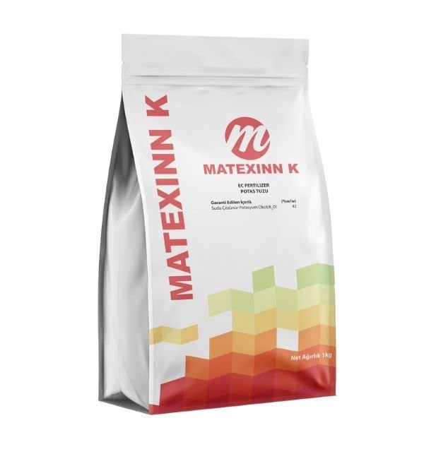 MATEXINN K POTAS TUZU MATEXINN K Garanti Edilen İçerik (%w/w) Suda Çözünür Potasyum Oksit(K2O) 42 &nbsp;