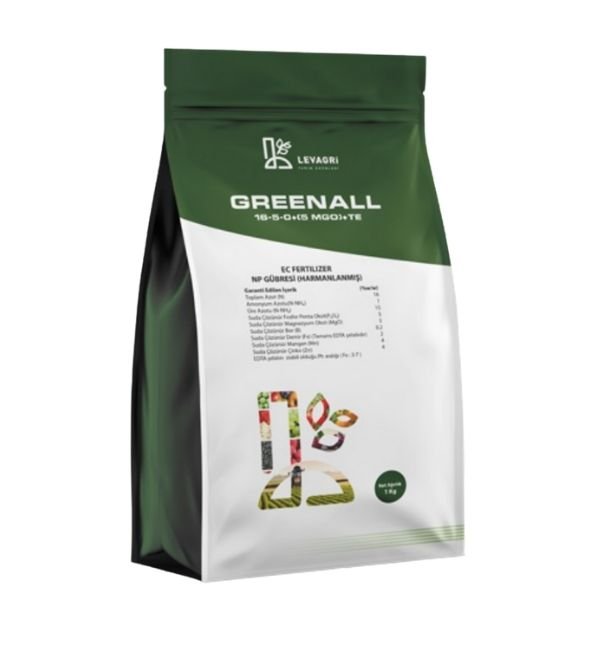 EC FERTILIZER NP GÜBRESİ (HARMANLANMIŞ) Garanti Edilen İçerik (%w/w) Toplam Azot (N) 16 Amonyum Azotu(N-NH₄) 1 Üre Azotu (N-NH₂) 15 Suda Çözünür Fosfor Penta Oksit(P₂O₅) 5 Suda Çözünür Magnezyum Oksit (MgO) 5 Suda Çözünür Bor (B) 0.2 Suda Çözünür Demir (Fe) (Tamamı EDTA şelatlıdır) 2 Suda Çözünür Mangan (Mn) 4 Suda Çözünür Çinko (Zn) 4 EDTA şelatın stabil olduğu Ph aralığı ( Fe ) 3-7