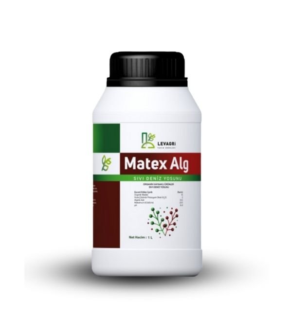 ORGANİK KAYNAKLI ÜRÜNLER SIVI DENİZ YOSUNU Garanti Edilen İçerik (%w/w) Organik Madde 10 Suda Çözünür Potasyum Oksit (K2O) 2 Alginik Asit 0.12 Maksimum EC(dS/m) 23.5 pH 6-8