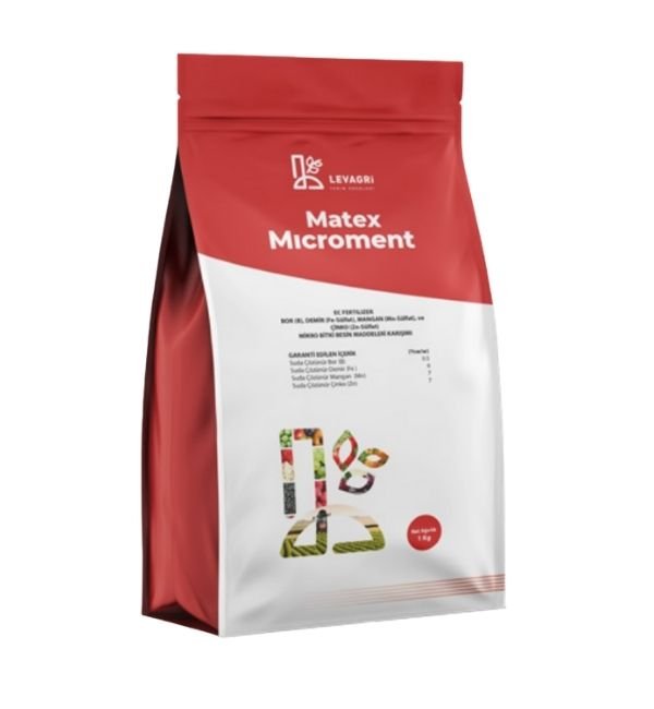 EC FERTILIZER BOR (B), DEMİR (FE-SÜLFAT), MANGAN (MN-SÜLFAT), VE ÇİNKO (ZN-SÜLFAT) MİKRO BİTKİ BESİN MADDELERİ KARIŞIMI Garanti Edilen İçerik (%w/w) Suda Çözünür Bor (B) 0.5 Suda Çözünür Demir (Fe ) 6 Suda Çözünür Mangan (Mn) 7 Suda Çözünür Çinko (Zn) 7